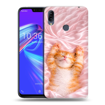 Силиконовый противоударный чехол на ASUS ZenFone Max M2 с принтом женский