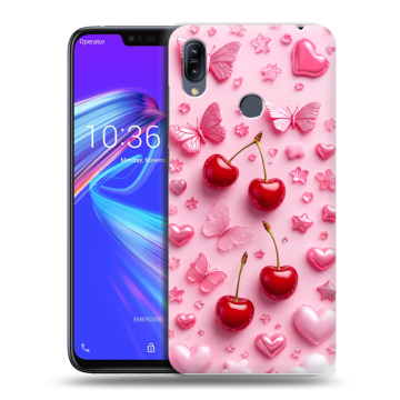Силиконовый противоударный чехол на ASUS ZenFone Max M2 с принтом для девочек
