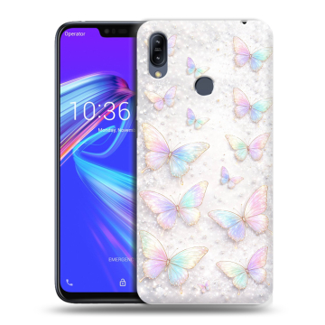 Силиконовый противоударный чехол на ASUS ZenFone Max M2 с принтом женский