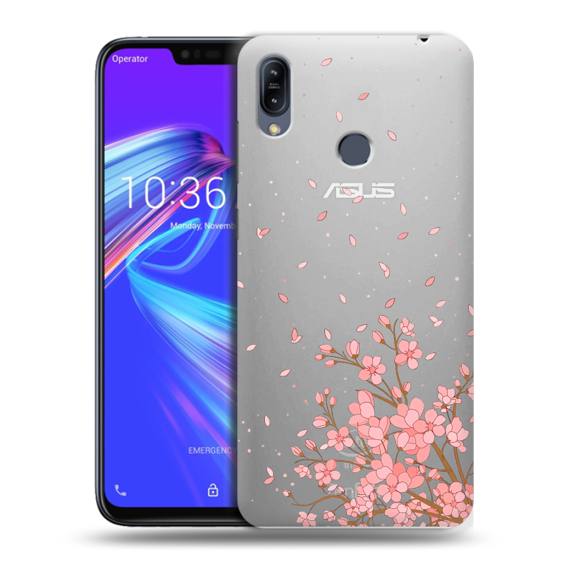Пластиковый чехол на ASUS ZenFone Max M2 с принтом Ветка сакуры Пластиковый чехол на ASUS ZenFone Max M2 с принтом Ветка сакуры
