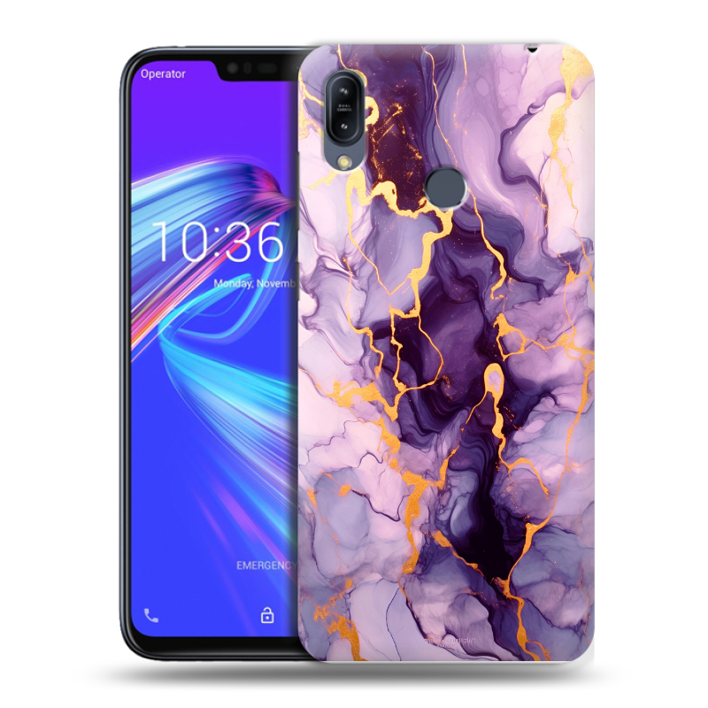 Пластиковый чехол на ASUS ZenFone Max M2 с принтом Мрамор Пластиковый чехол на ASUS ZenFone Max M2 с принтом Мрамор