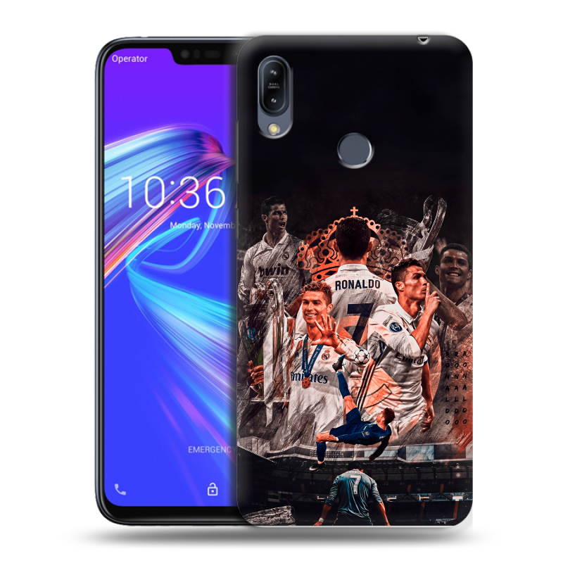Силиконовый противоударный чехол на ASUS ZenFone Max M2 с принтом Реал Роналдо Real Ronaldo Силиконовый противоударный чехол на ASUS ZenFone Max M2 с принтом Реал Роналдо Real Ronaldo