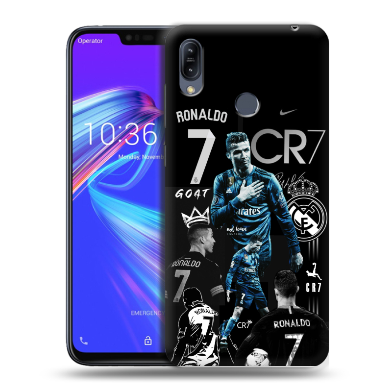 Пластиковый чехол на ASUS ZenFone Max M2 с принтом Реал Роналдо Пластиковый чехол на ASUS ZenFone Max M2 с принтом Реал Роналдо