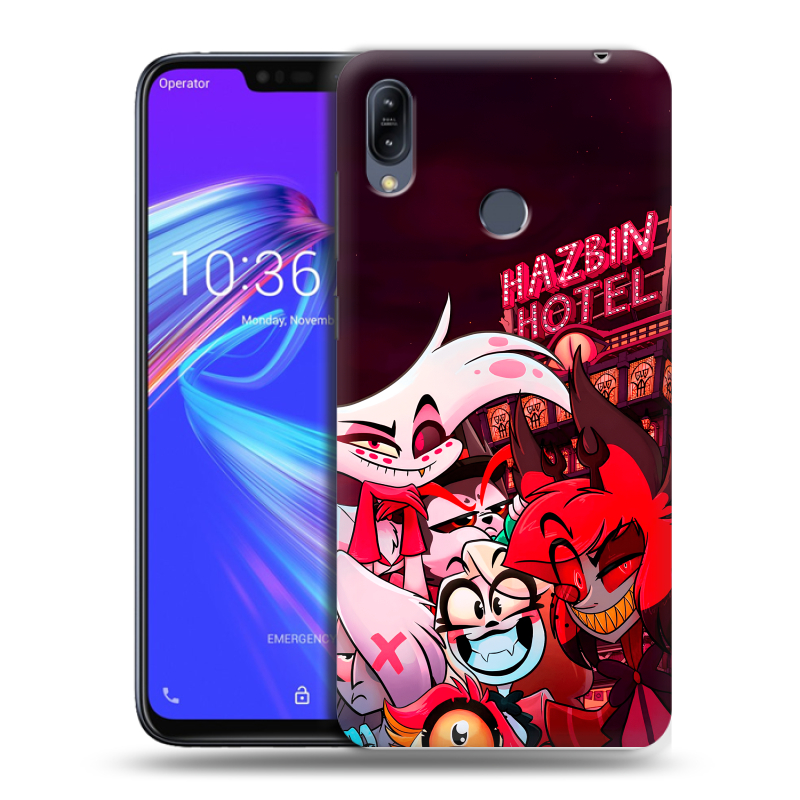 Пластиковый чехол на ASUS ZenFone Max M2 с принтом Hazbin Hotel Отель Хазбин Пластиковый чехол на ASUS ZenFone Max M2 с принтом Hazbin Hotel Отель Хазбин