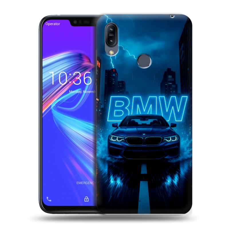 Пластиковый чехол на ASUS ZenFone Max M2 с принтом BMW БМВ Пластиковый чехол на ASUS ZenFone Max M2 с принтом BMW БМВ