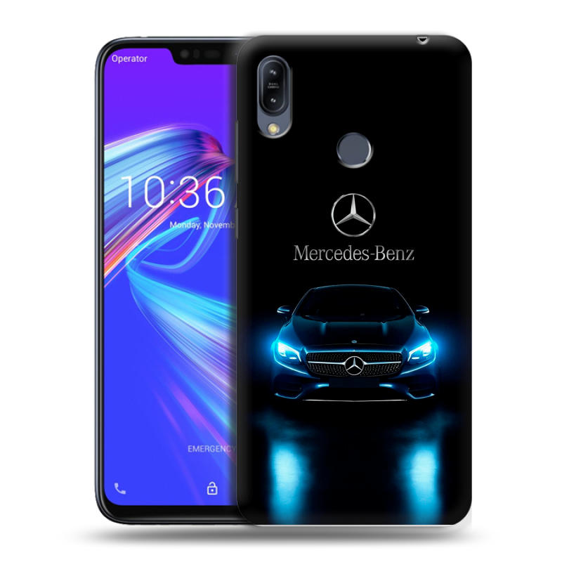 Пластиковый чехол на ASUS ZenFone Max M2 с принтом Mercedes Мерседес Пластиковый чехол на ASUS ZenFone Max M2 с принтом Mercedes Мерседес