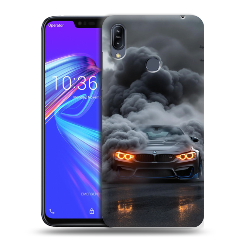 Силиконовый противоударный чехол на ASUS ZenFone Max M2 с принтом BMW БМВ Силиконовый противоударный чехол на ASUS ZenFone Max M2 с принтом BMW БМВ