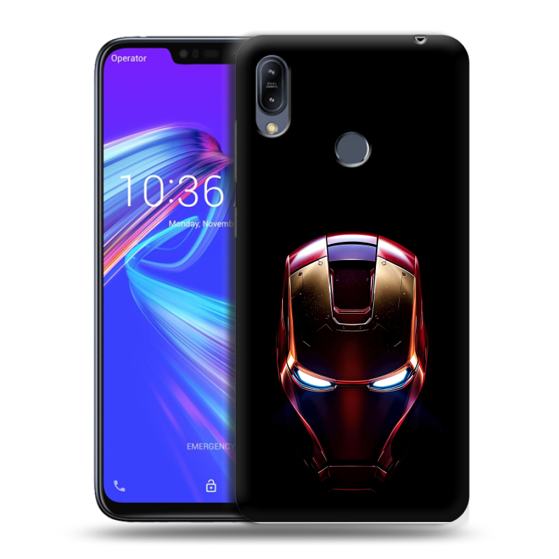 Пластиковый чехол на ASUS ZenFone Max M2 с принтом IronMan Железный человек Пластиковый чехол на ASUS ZenFone Max M2 с принтом IronMan Железный человек