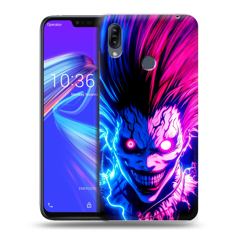 Силиконовый противоударный чехол на ASUS ZenFone Max M2 с принтом Death note Тетрадь смерти Силиконовый противоударный чехол на ASUS ZenFone Max M2 с принтом Death note Тетрадь смерти