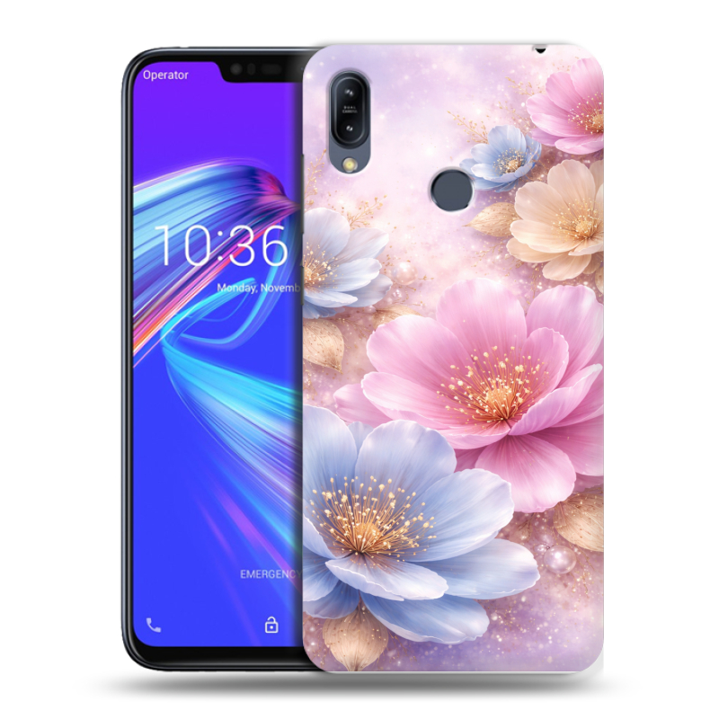 Пластиковый чехол на ASUS ZenFone Max M2 с принтом женский Пластиковый чехол на ASUS ZenFone Max M2 с принтом женский