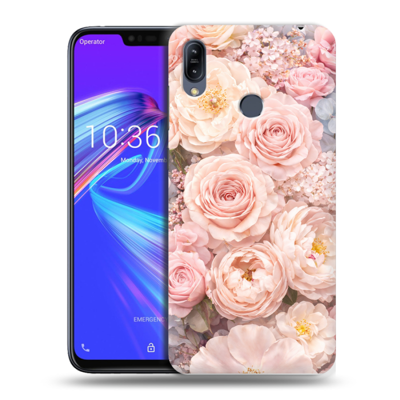 Силиконовый противоударный чехол на ASUS ZenFone Max M2 с принтом женский Силиконовый противоударный чехол на ASUS ZenFone Max M2 с принтом женский