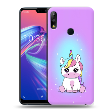 Силиконовый чехол на ASUS ZenFone Max Pro M2 с принтом Единорог Силиконовый чехол на ASUS ZenFone Max Pro M2 с принтом Единорог