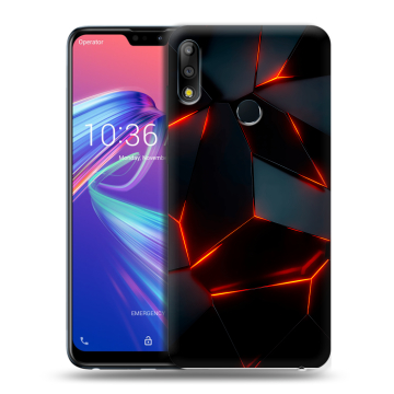 Силиконовый чехол на ASUS ZenFone Max Pro M2 с принтом Яркие абстракции Силиконовый чехол на ASUS ZenFone Max Pro M2 с принтом Яркие абстракции