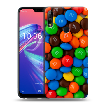 Силиконовый чехол на ASUS ZenFone Max Pro M2 с принтом Конфеты Силиконовый чехол на ASUS ZenFone Max Pro M2 с принтом Конфеты