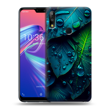 Силиконовый чехол на ASUS ZenFone Max Pro M2 с принтом Листья Силиконовый чехол на ASUS ZenFone Max Pro M2 с принтом Листья