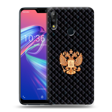 Силиконовый чехол на ASUS ZenFone Max Pro M2 с принтом Герб России принт Силиконовый чехол на ASUS ZenFone Max Pro M2 с принтом Герб России принт