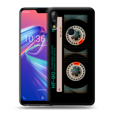 Силиконовый чехол на ASUS ZenFone Max Pro M2 с принтом Кассета Силиконовый чехол на ASUS ZenFone Max Pro M2 с принтом Кассета