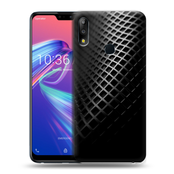 Силиконовый чехол на ASUS ZenFone Max Pro M2 с принтом Текстура металла Силиконовый чехол на ASUS ZenFone Max Pro M2 с принтом Текстура металла