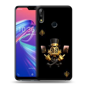 Силиконовый чехол на ASUS ZenFone Max Pro M2 с принтом Золотой скрудж макдак