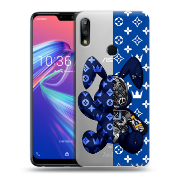Силиконовый чехол на ASUS ZenFone Max Pro M2 с принтом Луи робот