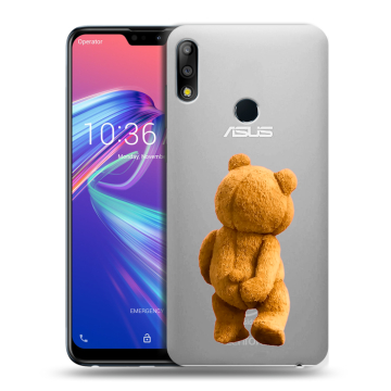 Силиконовый чехол на ASUS ZenFone Max Pro M2 с принтом Медведь