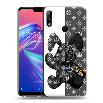Силиконовый чехол на ASUS ZenFone Max Pro M2 с принтом Луи робот