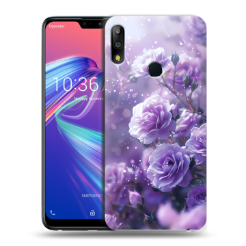 Силиконовый чехол на ASUS ZenFone Max Pro M2 с принтом Розы цветы Силиконовый чехол на ASUS ZenFone Max Pro M2 с принтом Розы цветы
