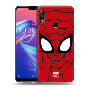 Силиконовый чехол на ASUS ZenFone Max Pro M2 с принтом человек паук spiderman Силиконовый чехол на ASUS ZenFone Max Pro M2 с принтом человек паук spiderman
