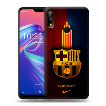 Силиконовый чехол на ASUS ZenFone Max Pro M2 с принтом Барселона Barcelona