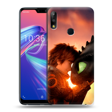 Силиконовый чехол на ASUS ZenFone Max Pro M2 с принтом Как приручить дракона Силиконовый чехол на ASUS ZenFone Max Pro M2 с принтом Как приручить дракона