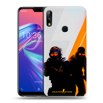 Силиконовый чехол на ASUS ZenFone Max Pro M2 с принтом Контер страйк Counter strike Силиконовый чехол на ASUS ZenFone Max Pro M2 с принтом Контер страйк Counter strike