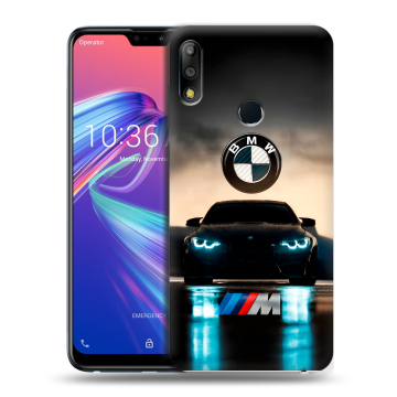 Силиконовый чехол на ASUS ZenFone Max Pro M2 с принтом БМВ BMW Силиконовый чехол на ASUS ZenFone Max Pro M2 с принтом БМВ BMW
