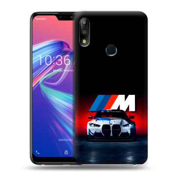 Силиконовый чехол на ASUS ZenFone Max Pro M2 с принтом БМВ BMW Силиконовый чехол на ASUS ZenFone Max Pro M2 с принтом БМВ BMW