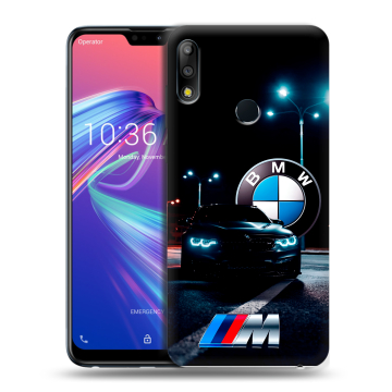 Силиконовый чехол на ASUS ZenFone Max Pro M2 с принтом БМВ BMW Силиконовый чехол на ASUS ZenFone Max Pro M2 с принтом БМВ BMW