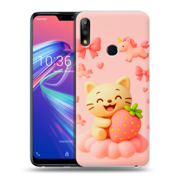 Силиконовый чехол на ASUS ZenFone Max Pro M2 с принтом для девочек