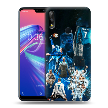 Силиконовый чехол на ASUS ZenFone Max Pro M2 с принтом Реал Роналдо Силиконовый чехол на ASUS ZenFone Max Pro M2 с принтом Реал Роналдо