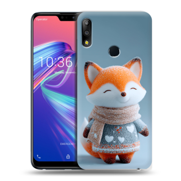 Силиконовый чехол на ASUS ZenFone Max Pro M2 с принтом Лиса