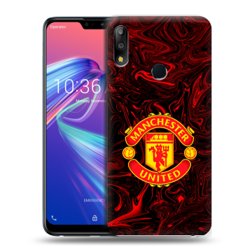 Силиконовый чехол на ASUS ZenFone Max Pro M2 с принтом Manchester United Силиконовый чехол на ASUS ZenFone Max Pro M2 с принтом Manchester United