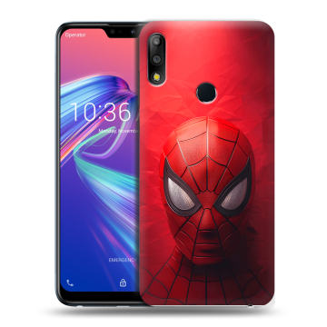 Силиконовый чехол на ASUS ZenFone Max Pro M2 с принтом Spiderman Человек паук Силиконовый чехол на ASUS ZenFone Max Pro M2 с принтом Spiderman Человек паук