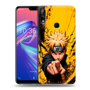 Силиконовый чехол на ASUS ZenFone Max Pro M2 с принтом Naruto Наруто