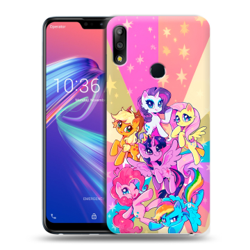 Силиконовый чехол на ASUS ZenFone Max Pro M2 с принтом My little pony Дружба чудо Силиконовый чехол на ASUS ZenFone Max Pro M2 с принтом My little pony Дружба чудо