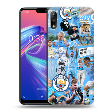 Силиконовый чехол на ASUS ZenFone Max Pro M2 с принтом Man City Манчестер Сити Силиконовый чехол на ASUS ZenFone Max Pro M2 с принтом Man City Манчестер Сити