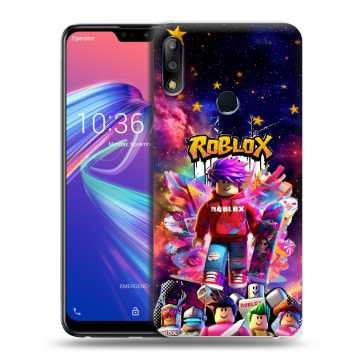 Силиконовый чехол на ASUS ZenFone Max Pro M2 с принтом Roblox Роблокс Силиконовый чехол на ASUS ZenFone Max Pro M2 с принтом Roblox Роблокс