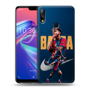 Силиконовый чехол на ASUS ZenFone Max Pro M2 с принтом Барселона Barca Yamal 