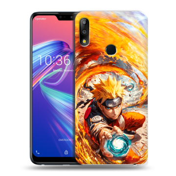 Силиконовый чехол на ASUS ZenFone Max Pro M2 с принтом Аниме Наруто Naruto
