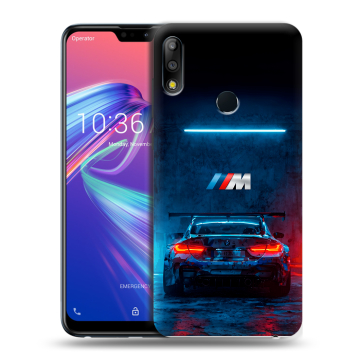 Силиконовый чехол на ASUS ZenFone Max Pro M2 с принтом BMW БМВ