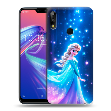 Силиконовый чехол на ASUS ZenFone Max Pro M2 с принтом Холодное сердце Frozen