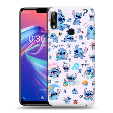Силиконовый чехол на ASUS ZenFone Max Pro M2 с принтом Лило и Стич