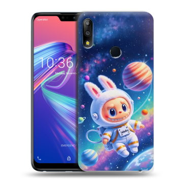 Силиконовый чехол на ASUS ZenFone Max Pro M2 с принтом Labubu Лабубу Силиконовый чехол на ASUS ZenFone Max Pro M2 с принтом Labubu Лабубу