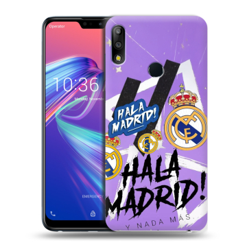Силиконовый чехол на ASUS ZenFone Max Pro M2 с принтом Real Madrid Реал Мадрид
